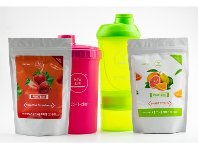 Сторінка валеолога за квітень 2019 р. Коктейлі серії «FOHT-DIET» ТМ Нове життя