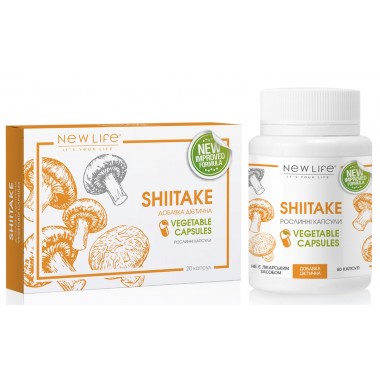 Shiitake (Шиитаке) капсулы - онкопротектор, иммуномодулятор, холестерин и сахар в крови