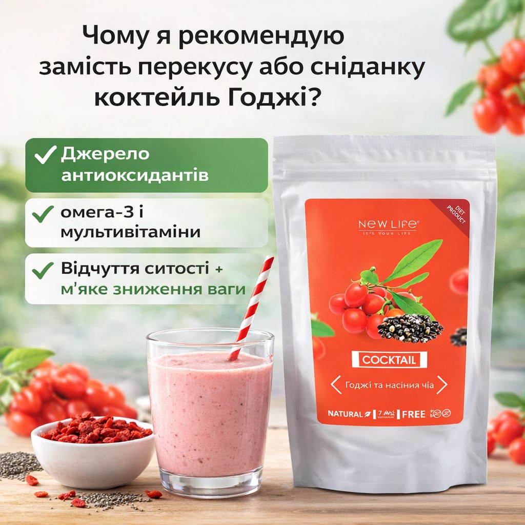 Коктейль с ягодами годжи — полезный завтрак и контроль аппетита Коктейль с ягодами годжи на завтрак польза контроль аппетита здоровый перекус